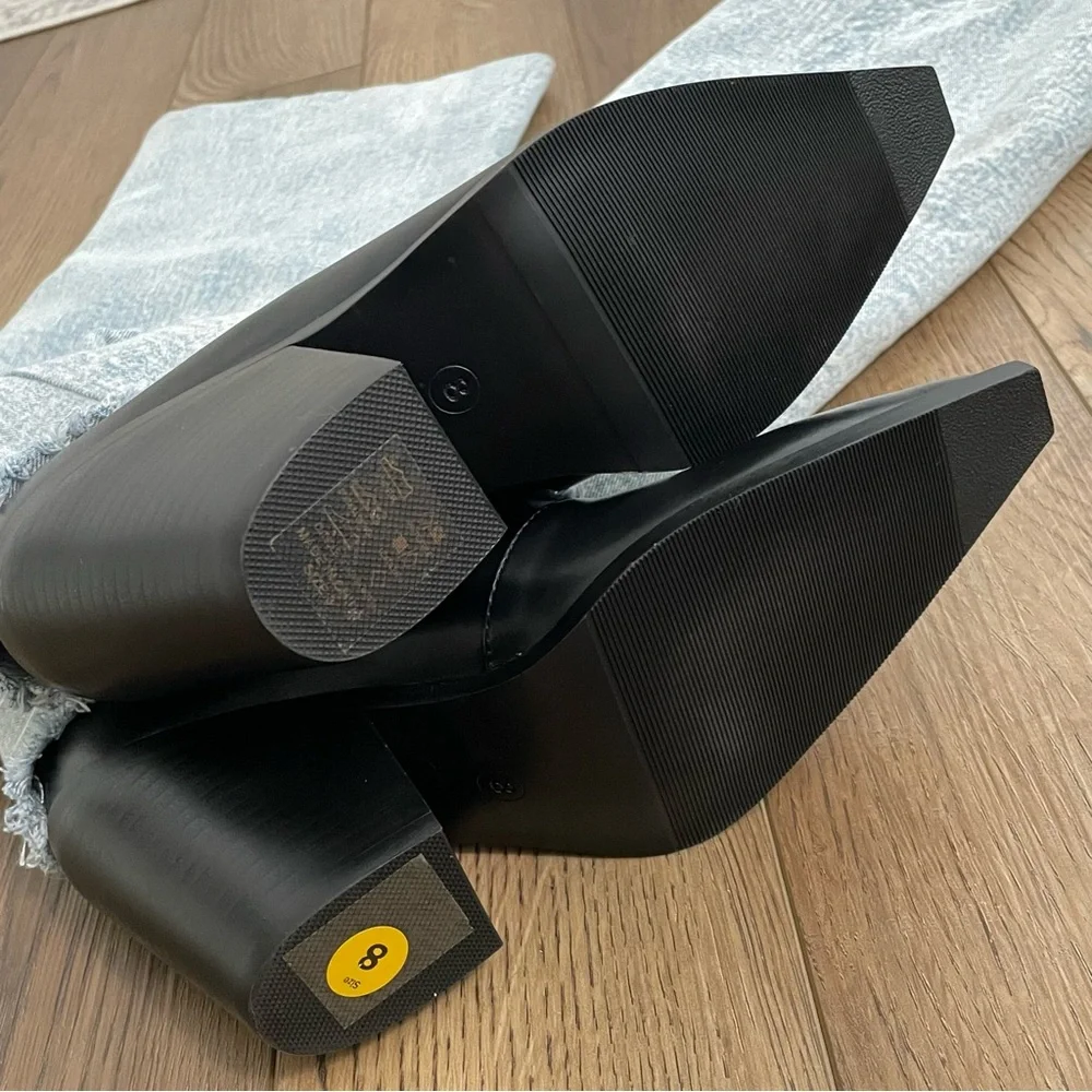 Azalea Wang Brynlee Denim‎ Western Boot NEW